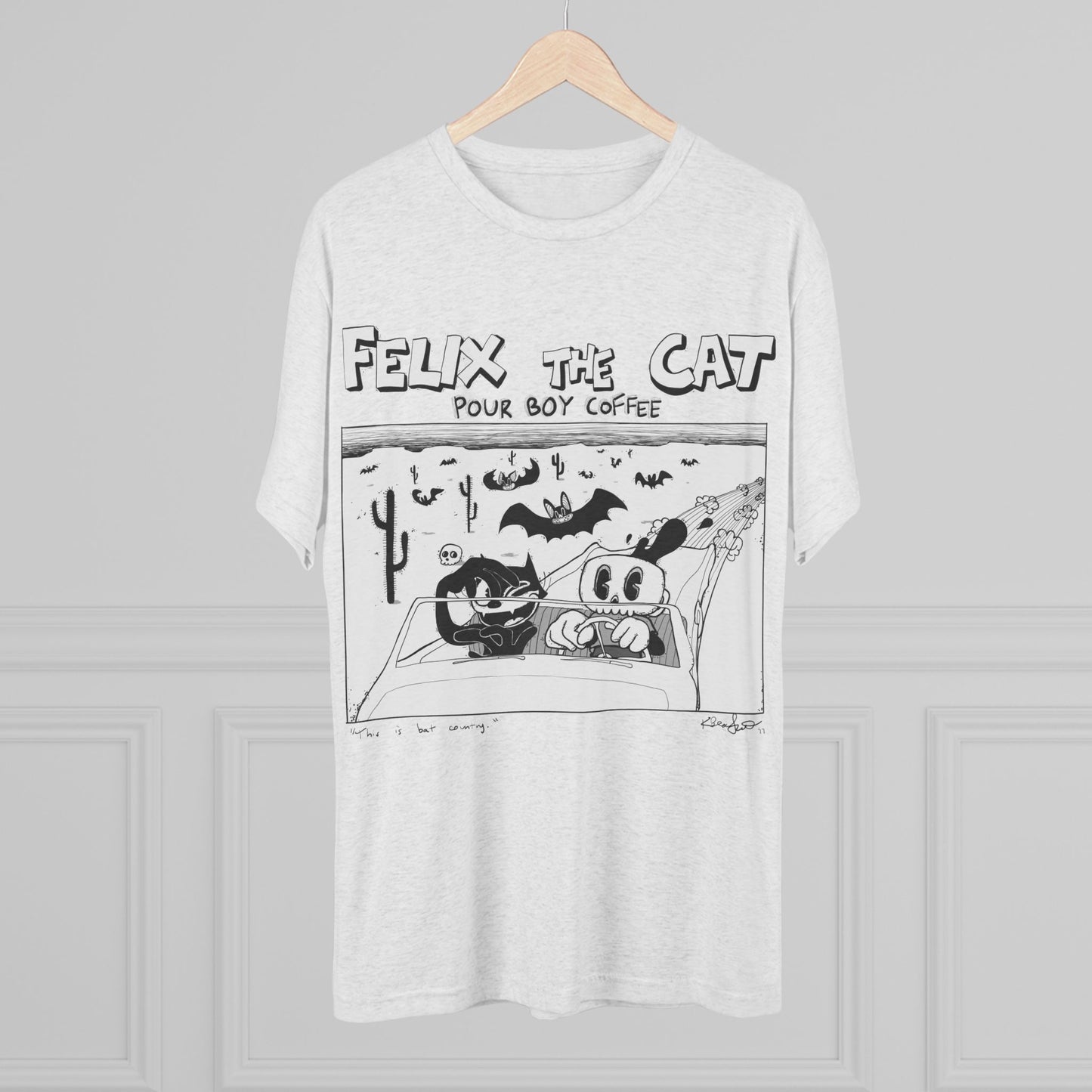 Bat Country: Felix the Cat at Pour Boy Coffee Tee
