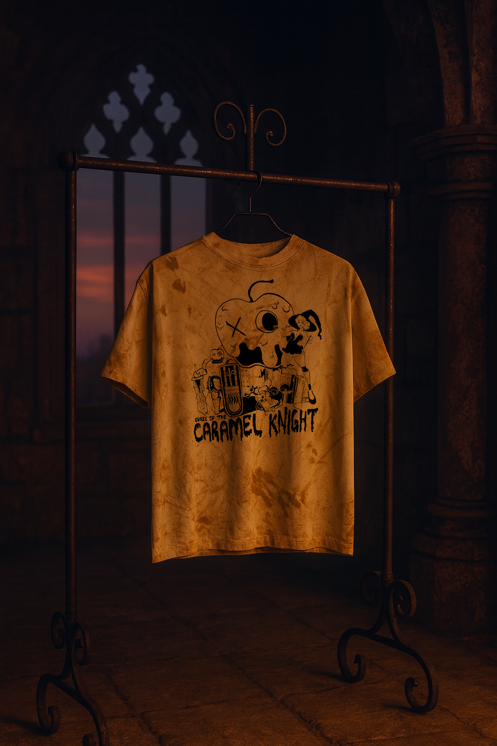 Curse of the Caramel Knight Antique Parchment Tee